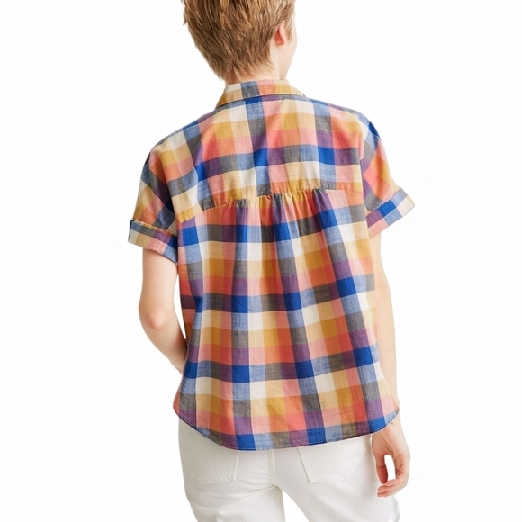 Madewell Multicolor Plaid Button Down Shirt - Picture 2 of 16